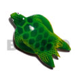 Natural Sea Turtle Handpainted Wooden Refrigerator Magnet