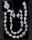 Natural Troca Half Moon - Size Nk BFJ002SET Shell Necklace Jewelry Set