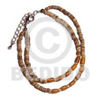 2 rows 2-3mm coco heishe