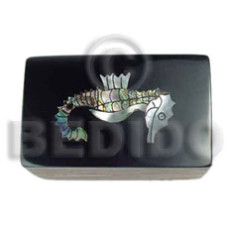 Wooden jewelry box inlaid