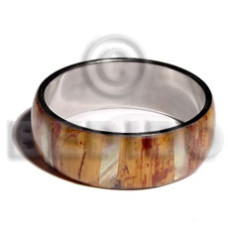 Laminated inlaid banana bark