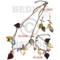 Set jewelry ordered individually as