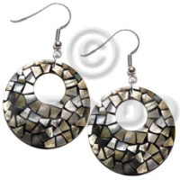 Dangling flat 35mm black round