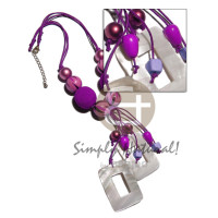 Tassled 3 rows wax cord