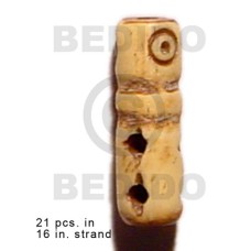 Natural antique bone tube