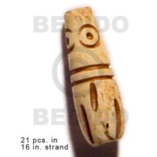 Natural antique bone tube