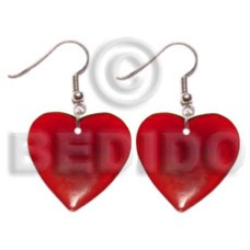 30mm heart red horn