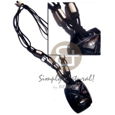 55mmx55mm carabao black horn shield