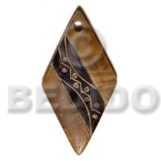 Natural horn diamond carving