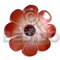30mm graduated orange brown hammershell