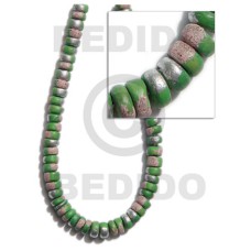 4-5mm coco pokalet. green