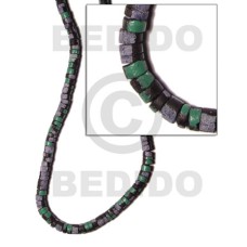 7-8mm coco heishe black