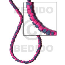 4-5mm coco pokalet. bright pink