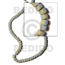 4-5mm coco pokalet. subdued yellow