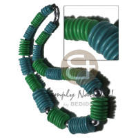 Graduated 20mm 15mm 10mm deep red coco