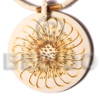 50mm round coco pendant
