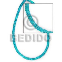 4-5 mm "turquoise" coco pokalet