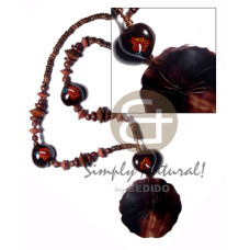 4-5mm natural brown coco pokalet
