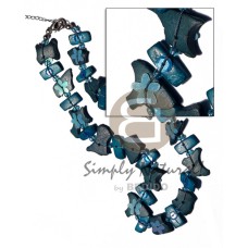 Floating coco chips glass