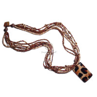 3 rows 2-3mm coco heishe pokalet