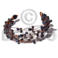 8 rows copper wire cuff