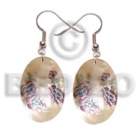 35mm oval hammershell floral