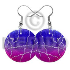 35mm round blue pink capiz 2