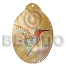 Oval mop 45mm handpainted