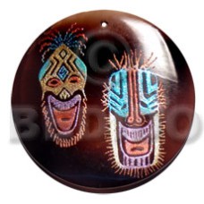 Round 50mm blacktab shell