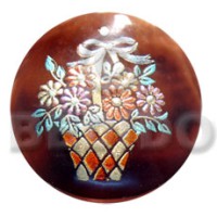 Round 50mm blacktab shell