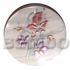 Round 50mm kabibe shell