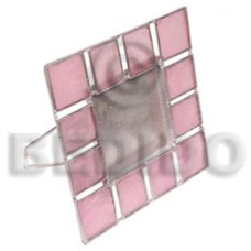 Capiz picture frame in silver