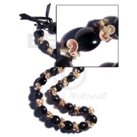 19 pcs black kukui seeds