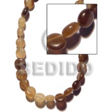 Side drill-horn natural flat round