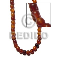 Amber golden horn beads 10mm