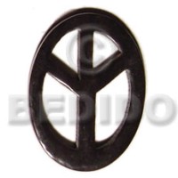 Horn peace sign 45mm