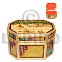 Bamboo pandan jewelry box