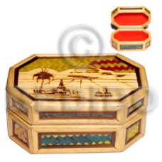 Bamboo pandan jewelry box