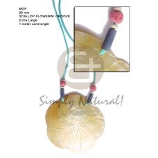 Aqua blue leather thong