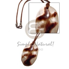 Oval hammershell skin on