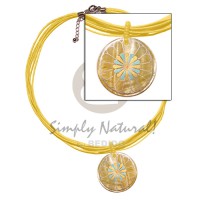 6 layer yellow wax cord