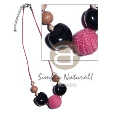 20mm round wood beads in