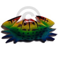 Crab handpainted wood refrigerator