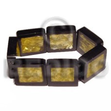 Elastic resin laminated back to