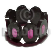 35mmx25mm oval black resin