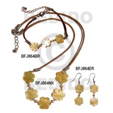 Set jewelry ordered individually as