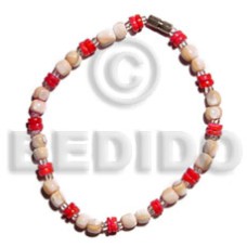 Luhuanus beads white clam