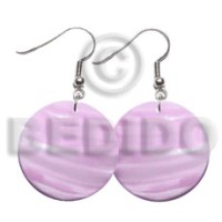 30mm pastel pink round kabibe