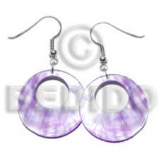Dangling 35mm lilac round hammershell