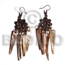 Dangling 40mmx8mm brownlip sticks